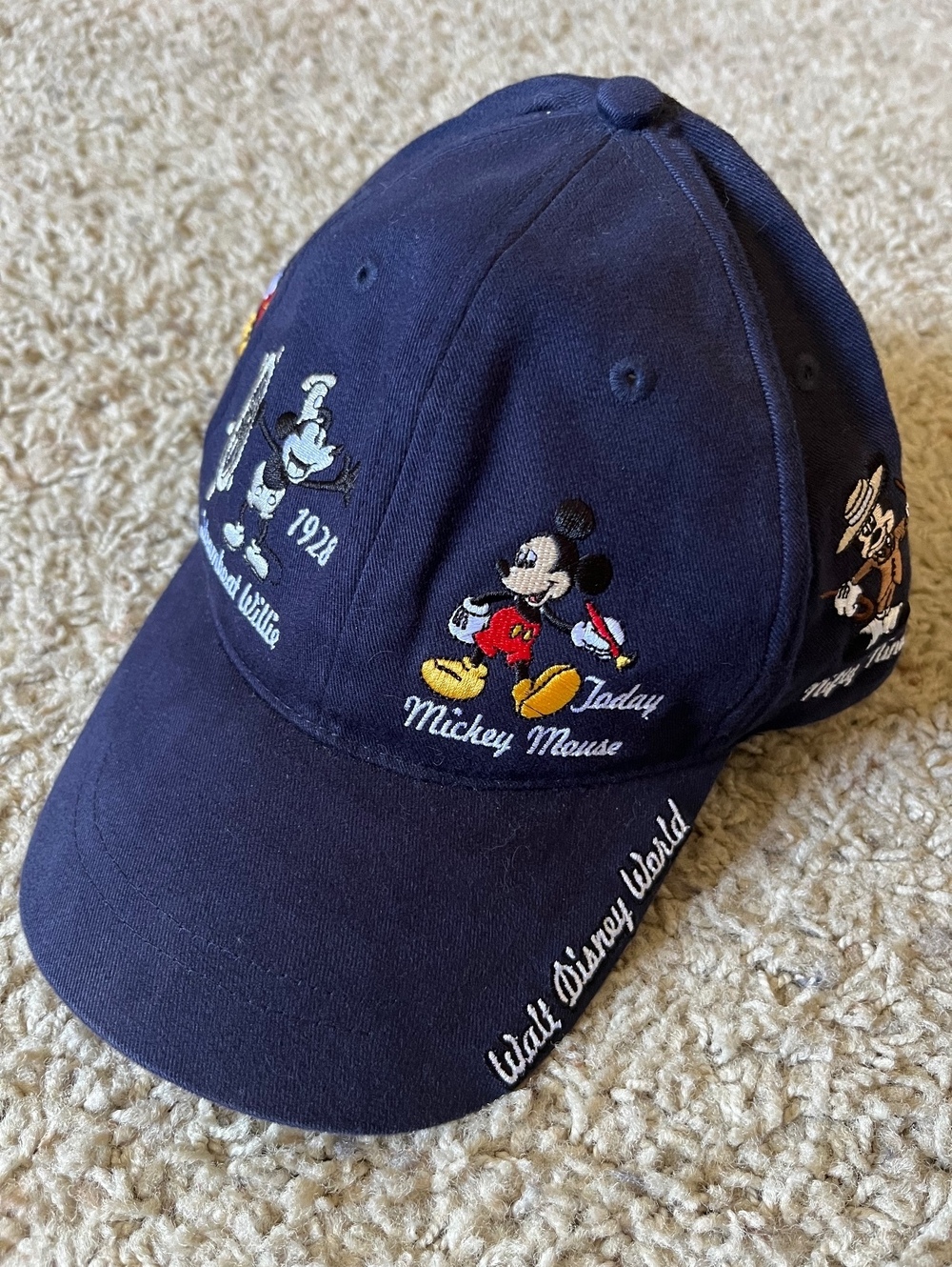 Walt Disney World Eras Of Mickey Navy Baseball Cap